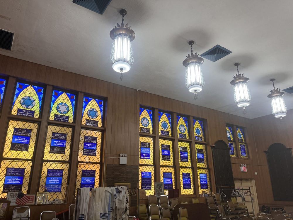 Lanterns and stained glass